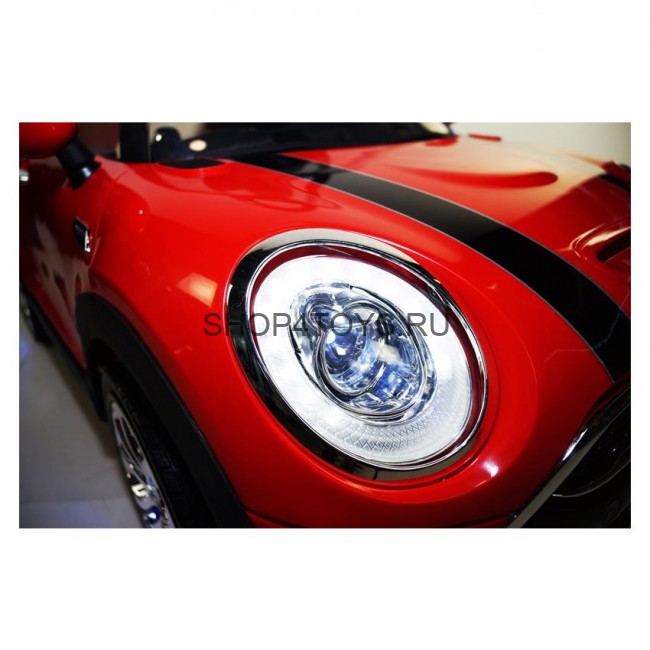 Детский электромобиль Mini Cooper Red Luxury 12V 2.4G - SX1638 Детский электромобиль Mini Cooper Red Luxury 12V 2.4G - SX1638