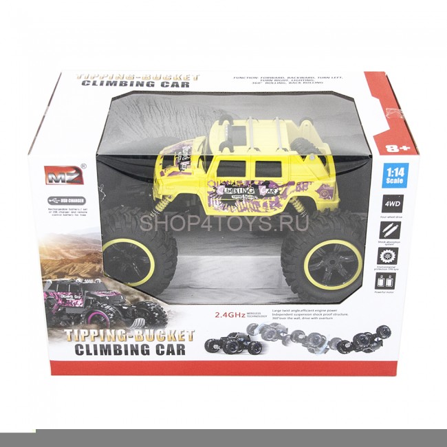 Радиоуправляемый краулер Hummer H2 Yellow 1:14 2.4G - MZ-2848-Y