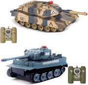 Радиоуправляемый танковый бой VS Tank Huan Qi Abrams vs Tiger 1:32 2.4G - HQ5001 Радиоуправляемый танковый бой VS Tank Huan Qi Abrams vs Tiger 1:32 2.4G - HQ5001