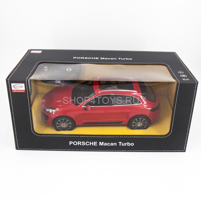 Радиоуправляемая машина Rastar Porsche Macan Turbo Red 1:14 - 73300-R Радиоуправляемая машина Rastar Porsche Macan Turbo Red 1:14 - 73300-R