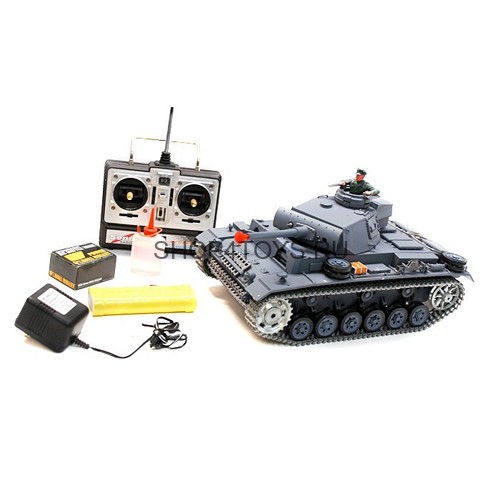 Радиоуправляемый танк Heng Long Panzerkampfwagen III 1:16 - 3848-1 PRO Радиоуправляемый танк Heng Long Panzerkampfwagen III 1:16 - 3848-1 PRO