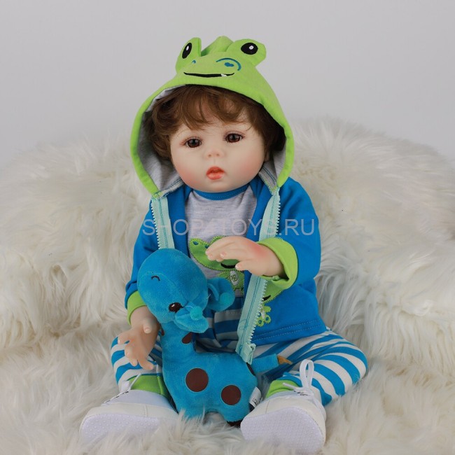 Реборн силиконовый мальчик Тимоша