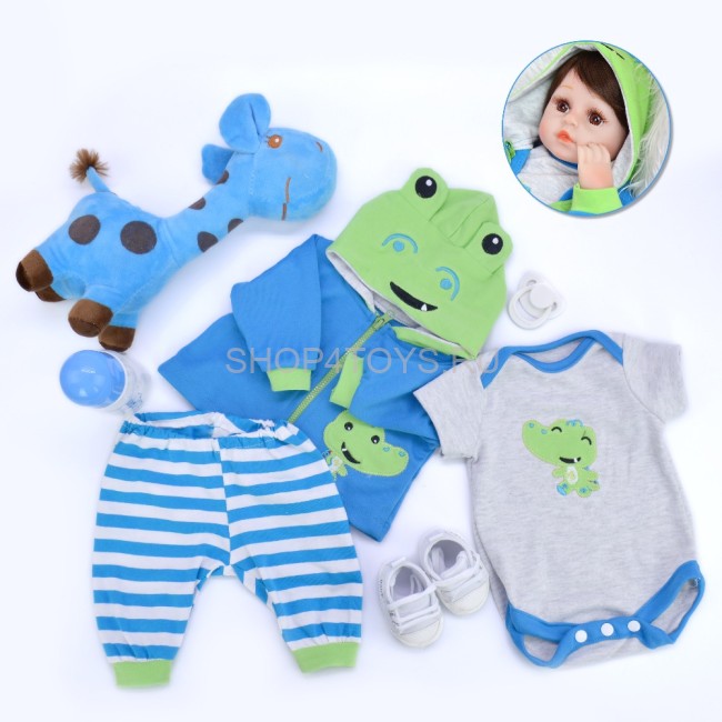 Реборн силиконовый мальчик Тимоша