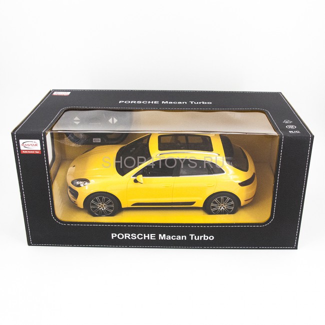 Радиоуправляемая машина Rastar Porsche Macan Turbo Yellow 1:14 - 73300-Y Радиоуправляемая машина Rastar Porsche Macan Turbo Yellow 1:14 - 73300-Y