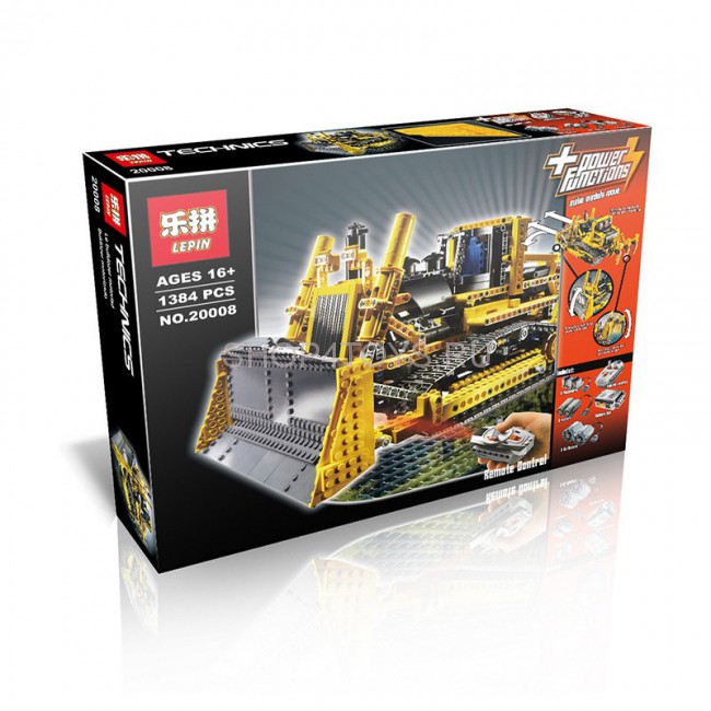 Конструктор Lepin Technics 20008 бульдозер с электроприводом - Technic 8275 Конструктор Lepin Technics 20008 бульдозер с электроприводом - Technic 8275