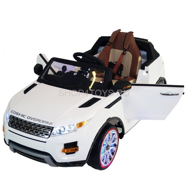 Детский электромобиль Range Rover Luxury White 12V 2.4G - SX118-S Детский электромобиль Range Rover Luxury White 12V 2.4G - SX118-S