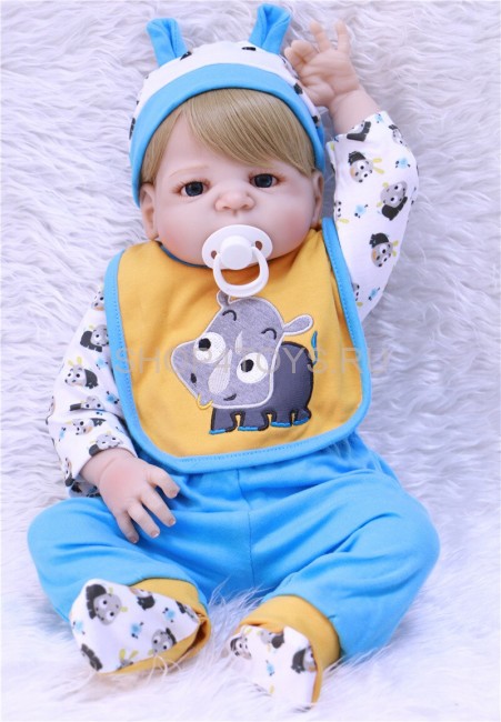 Реборн силиконовый мальчик Тихон