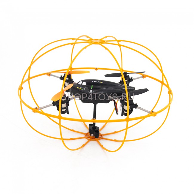 Радиоуправляемый квадрокоптер в сетке HappyCow Eddy Wind Sky 2.4G - 777-329 Радиоуправляемый квадрокоптер в сетке HappyCow Eddy Wind Sky 2.4G - 777-329