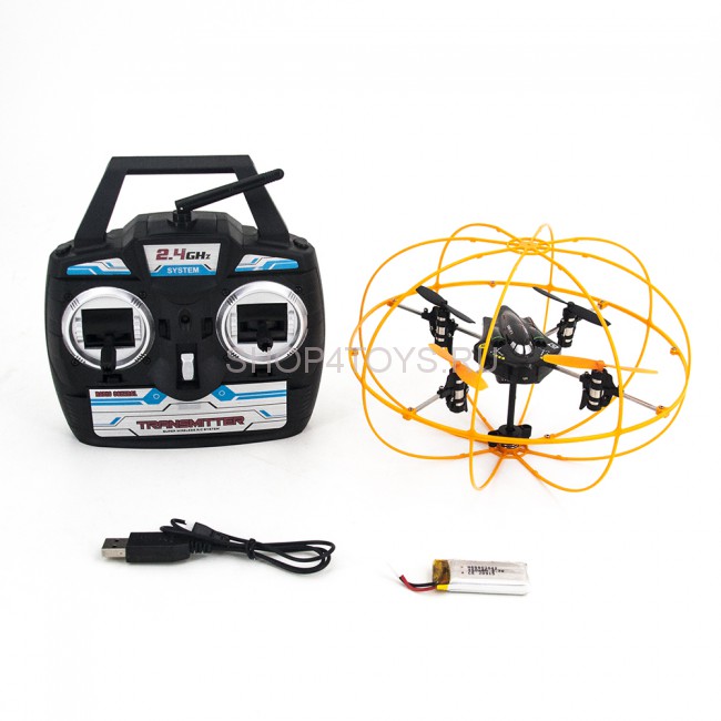 Радиоуправляемый квадрокоптер в сетке HappyCow Eddy Wind Sky 2.4G - 777-329 Радиоуправляемый квадрокоптер в сетке HappyCow Eddy Wind Sky 2.4G - 777-329