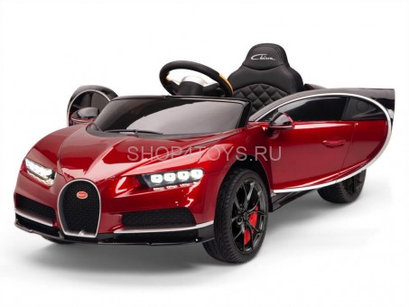 Детский электромобиль Bugatti Chiron 2.4G - RED - HL318 Детский электромобиль Bugatti Chiron 2.4G - RED - HL318