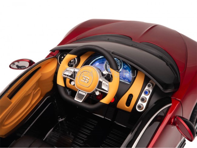 Детский электромобиль Bugatti Chiron 2.4G - RED - HL318 Детский электромобиль Bugatti Chiron 2.4G - RED - HL318