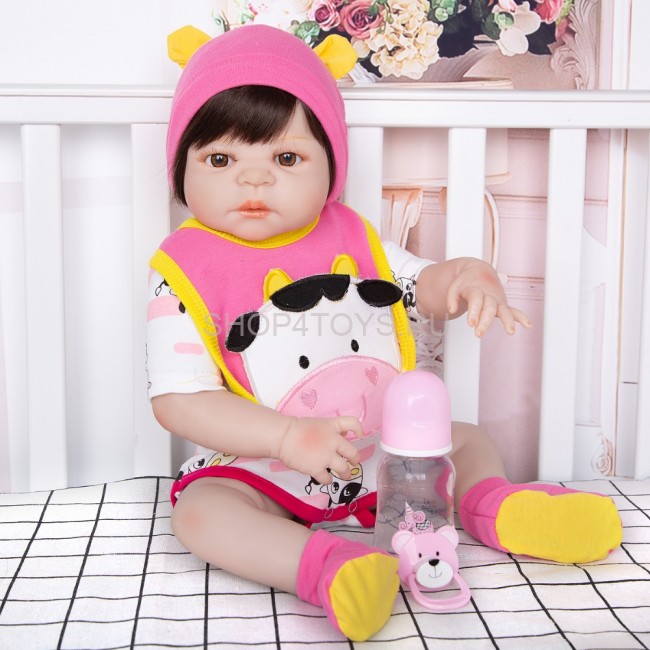 Реборн девочка силиконовая Анюта