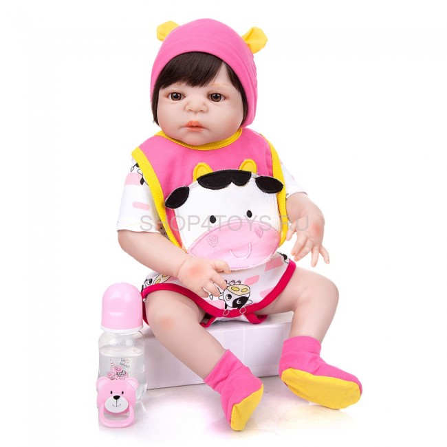 Реборн девочка силиконовая Анюта