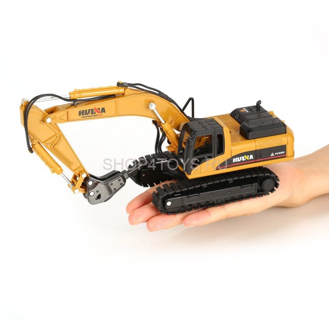 Металлический экскаватор с отбойным молотом Hui Na Toys масштаб 1:50 - HN1711 Металлический экскаватор с отбойным молотом Hui Na Toys масштаб 1:50 - HN1711