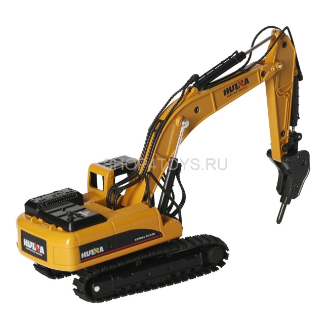 Металлический экскаватор с отбойным молотом Hui Na Toys масштаб 1:50 - HN1711 Металлический экскаватор с отбойным молотом Hui Na Toys масштаб 1:50 - HN1711