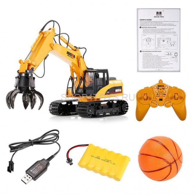 Радиоуправляемый кран-манипулятор HUI NA TOYS масштаб 1:14 2.4G - HN1571 Радиоуправляемый кран-манипулятор HUI NA TOYS масштаб 1:14 2.4G - HN1571