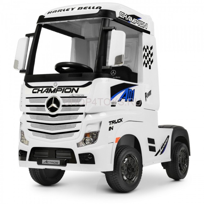 Детский электромобиль фура Mercedes-Benz Actros 4WD 12V - HL358-LUX-WHITE Детский электромобиль фура Mercedes-Benz Actros 4WD 12V - HL358-LUX-WHITE