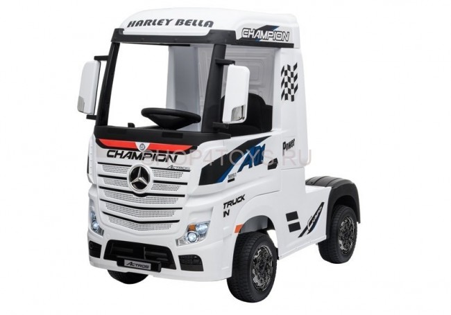 Детский электромобиль фура Mercedes-Benz Actros 4WD 12V - HL358-LUX-WHITE Детский электромобиль фура Mercedes-Benz Actros 4WD 12V - HL358-LUX-WHITE
