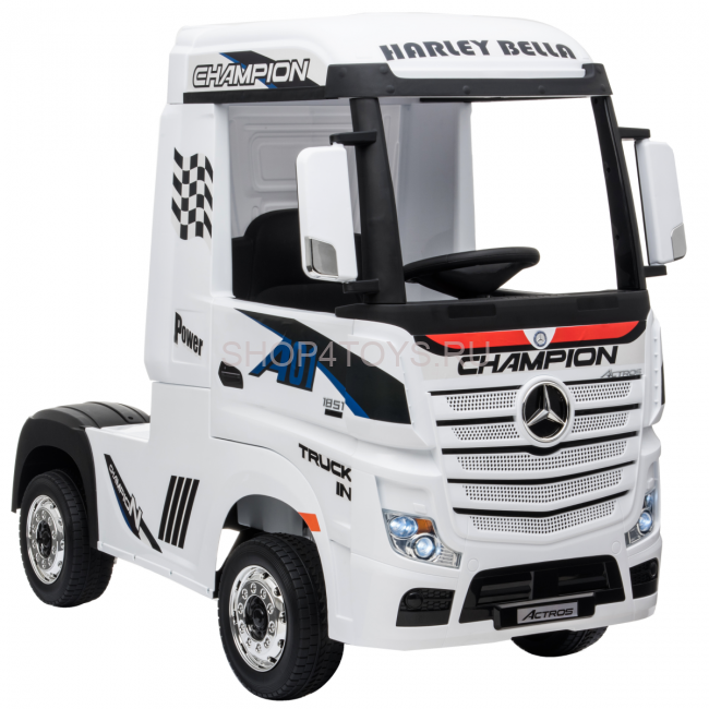 Детский электромобиль фура Mercedes-Benz Actros 4WD 12V - HL358-LUX-WHITE Детский электромобиль фура Mercedes-Benz Actros 4WD 12V - HL358-LUX-WHITE