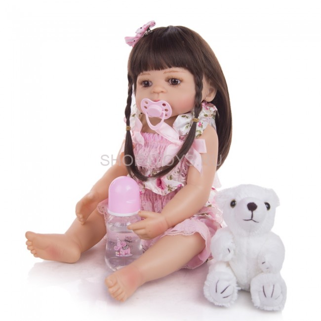 Реборн силиконовая девочка Стефания