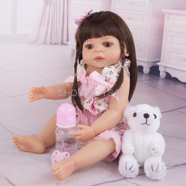 Реборн силиконовая девочка Стефания