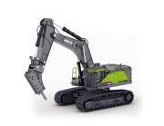 Металлический экскаватор с отбойным молотом HUI NA TOYS масштаб 1:50 - HN1723-GREEN Металлический экскаватор с отбойным молотом HUI NA TOYS масштаб 1:50 - HN1723-GREEN