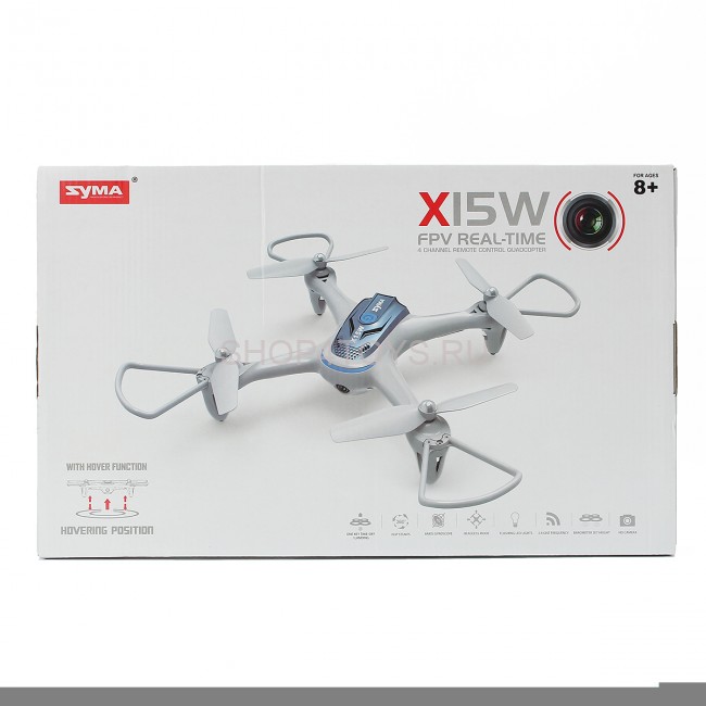 Радиоуправляемый квадрокоптер Syma X15W FPV Wifi Camera 2.4G - X15W