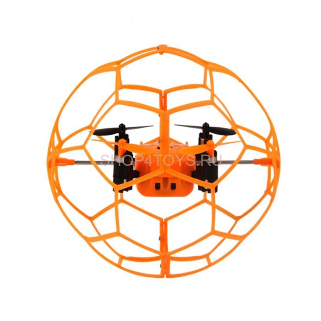 Радиоуправляемый квадрокоптер Helimax Orange SkyWalker в сетке - HM1340 Радиоуправляемый квадрокоптер Helimax Orange SkyWalker в сетке - HM1340