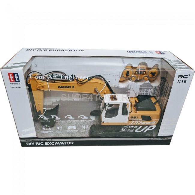 Радиоуправляемый экскаватор Double Eagle 1:16 RTR со звуковыми эффектами 2.4G - E561-003 Радиоуправляемый экскаватор Double Eagle 1:16 RTR со звуковыми эффектами 2.4G - E561-003