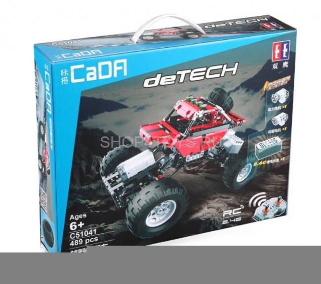 Конструктор CADA deTech радиоуправляемый джип (489 деталей) - C51041W Конструктор CADA deTech радиоуправляемый джип (489 деталей) - C51041W