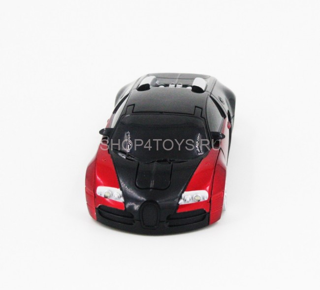 Радиоуправляемый трансформер, ползающий по стенам MZ Bugatti Veyron Red 1:24 - 2815P Радиоуправляемый трансформер, ползающий по стенам MZ Bugatti Veyron Red 1:24 - 2815P