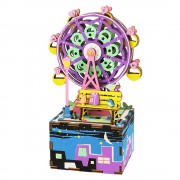 Деревянный 3D конструктор - музыкальная шкатулка Robotime "Ferris Wheel" - AM402 Деревянный 3D конструктор - музыкальная шкатулка Robotime "Ferris Wheel" - AM402