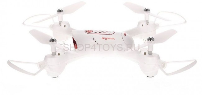 Радиоуправляемый квадрокоптер Syma X23 White 6-AXIS RTF 2.4G - X23-WHITE Радиоуправляемый квадрокоптер Syma X23 White 6-AXIS RTF 2.4G - X23-WHITE