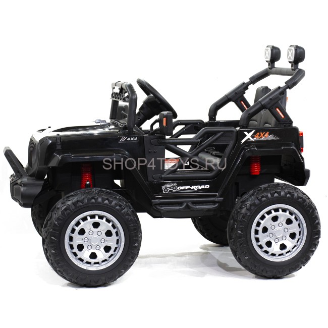 Детский электромобиль джип HL с полным приводом (черный, EVA, 12V) - HL598-4WD-BLACK Детский электромобиль джип HL с полным приводом (черный, EVA, 12V) - HL598-4WD-BLACK