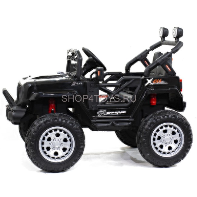 Детский электромобиль джип HL с полным приводом (черный, EVA, 12V) - HL598-4WD-BLACK Детский электромобиль джип HL с полным приводом (черный, EVA, 12V) - HL598-4WD-BLACK