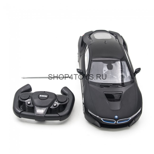 Радиоуправляемая машина Rastar BMW i8 Black 1:14 (двери открываеются с пульта) - RAS-71000 Радиоуправляемая машина Rastar BMW i8 Black 1:14 (двери открываеются с пульта) - RAS-71000