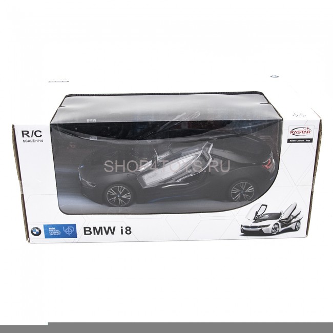 Радиоуправляемая машина Rastar BMW i8 Black 1:14 (двери открываеются с пульта) - RAS-71000 Радиоуправляемая машина Rastar BMW i8 Black 1:14 (двери открываеются с пульта) - RAS-71000