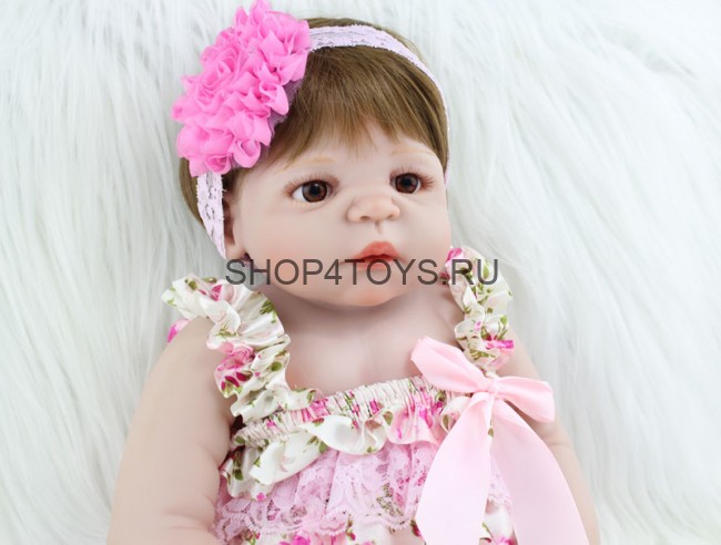 Реборн силиконовая Сильвия