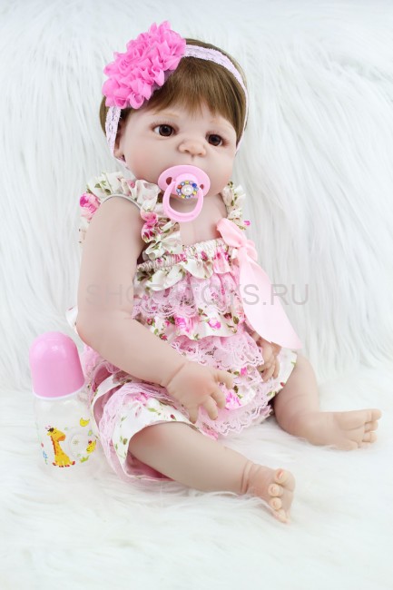 Реборн силиконовая Сильвия