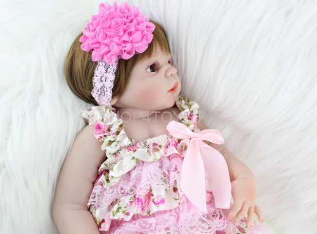 Реборн силиконовая Сильвия