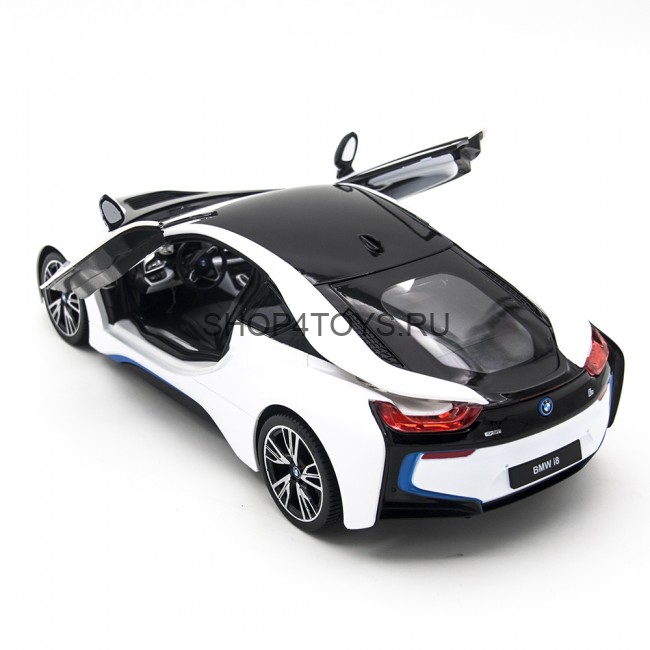Радиоуправляемая машина Rastar BMW i8 White 1:14 (двери открываеются с пульта) - RAS-71000-W Радиоуправляемая машина Rastar BMW i8 White 1:14 (двери открываеются с пульта) - RAS-71000-W