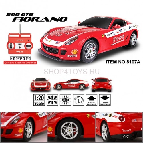 Радиоуправляемая машина MJX Ferrari 599 GTB Fiorano 1:20 - 8107A