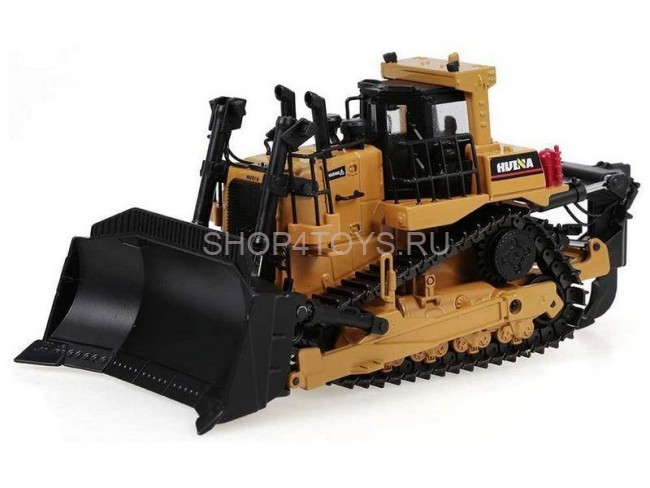 Металлический гусеничный бульдозер HuiNa Toys 1:50 - HN1700 Металлический гусеничный бульдозер HuiNa Toys 1:50 - HN1700
