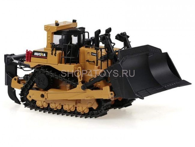 Металлический гусеничный бульдозер HuiNa Toys 1:50 - HN1700 Металлический гусеничный бульдозер HuiNa Toys 1:50 - HN1700