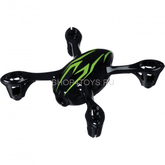 Корпус черно-зеленый для квадрокоптера Hubsan H107С - H107-A22