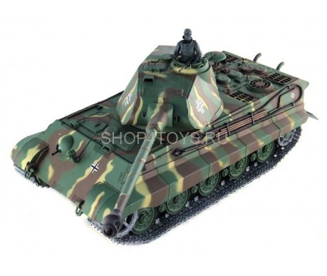 Радиоуправляемый танк Heng Long German King Pro 1:16 Li-Ion 2.4G - 3888-1PRO Радиоуправляемый танк Heng Long German King Pro 1:16 Li-Ion 2.4G - 3888-1PRO