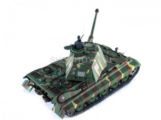 Радиоуправляемый танк Heng Long German King Pro 1:16 Li-Ion 2.4G - 3888-1PRO Радиоуправляемый танк Heng Long German King Pro 1:16 Li-Ion 2.4G - 3888-1PRO