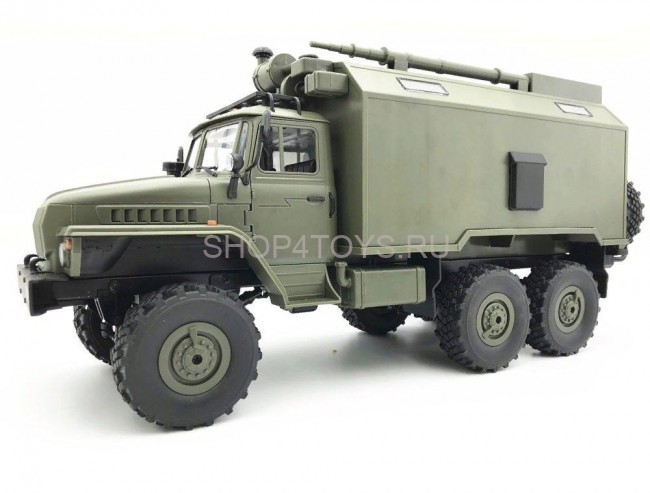 Радиоуправляемый внедорожник WPL Советский военный грузовик Урал 4WD 1:16 2.4G - WPLB-36 Радиоуправляемый внедорожник WPL Советский военный грузовик Урал 4WD 1:16 2.4G - WPLB-36