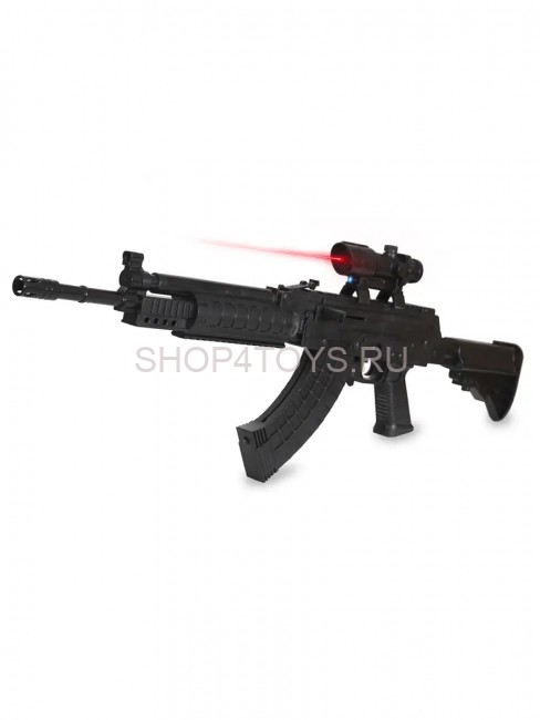 Детский автомат M775A (75см, пневматика, лазер, фонарик WB) - CS-M775A Детский автомат M775A (75см, пневматика, лазер, фонарик WB) - CS-M775A