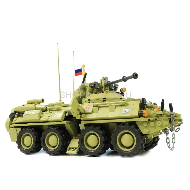 Конструктор Армия России - Российский бронетранспортёр БТР-82А - АР-01028 Конструктор Армия России - Российский бронетранспортёр БТР-82А - АР-01028